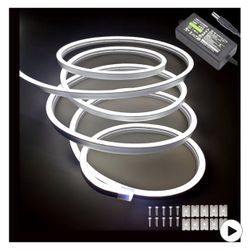 White Led Neon Rope Light 