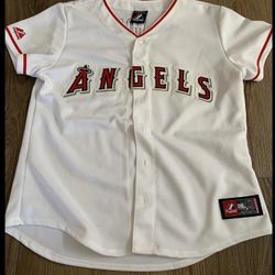 Authentic Majestic MLB Anaheim Angels Albert Pujols Baseball Jersey  Youth Large