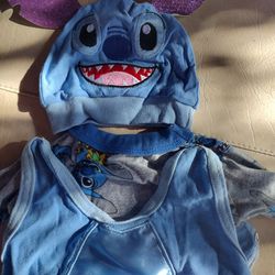 Baby Stitch Outfit And Blanket