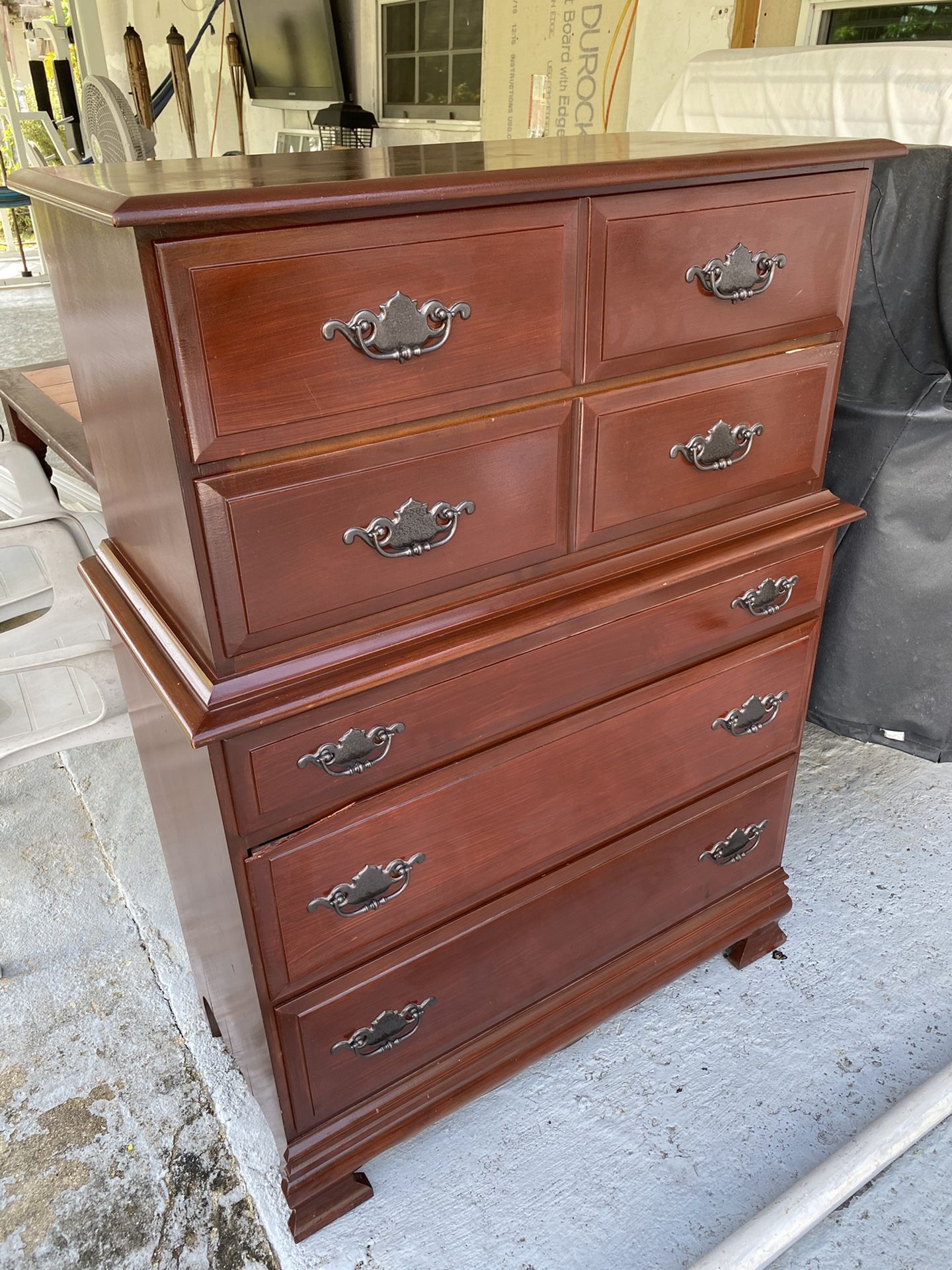 Cherry wood dresser