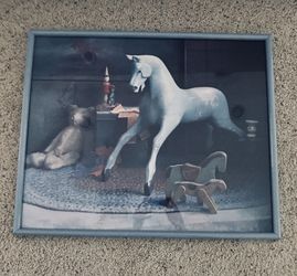 Big wall piece for baby boy room $25