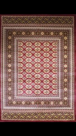 Brand new Traditional Design Area Rug size 5x8 nice red carpet