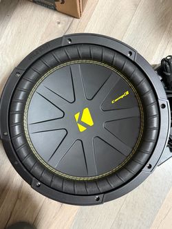 Kicker CompC 12inch Subwoofer+Memphis SE2000 amplifier
