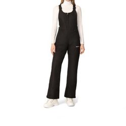 Arctix Women's Essential Insulated Snow Overalls, Black (medium)