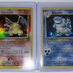 2nd Base Set Charizard And Blatoise