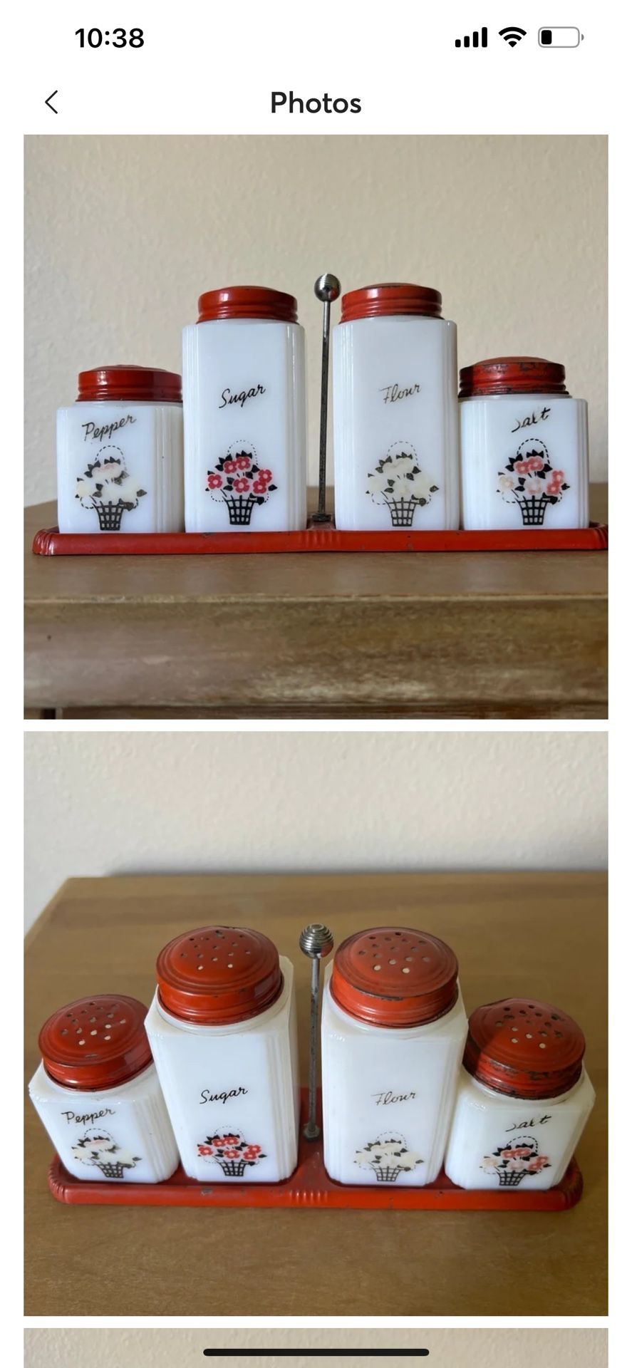 Vintage Spice Jars