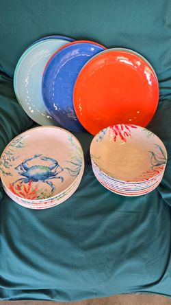 24 Melamine Dinnerware Set