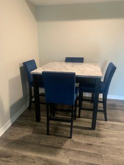 Table and chairs