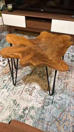 Wooden end table