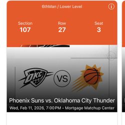 Suns Vs Thunder 2/11