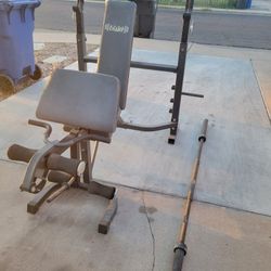 BENCH WITH WEIGHTS 