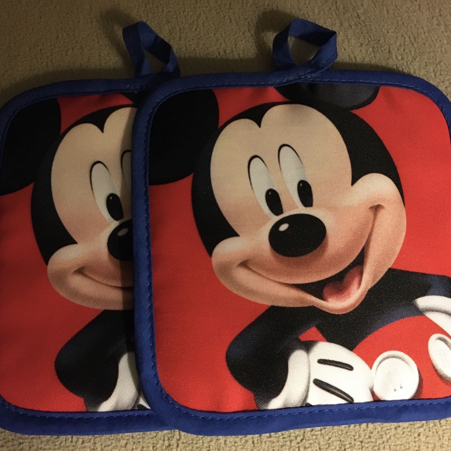 Pair of Mickey Mouse Pot Holders