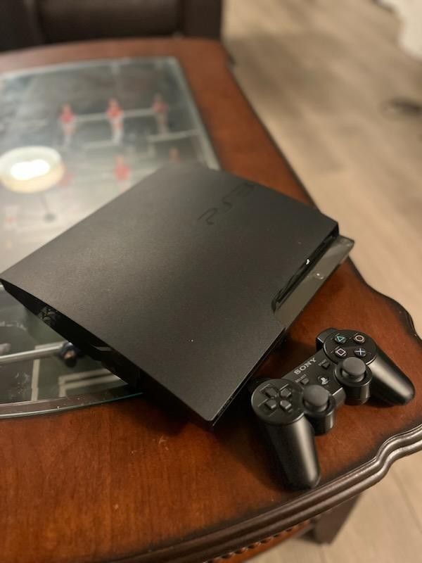 Playstation 3 with controller