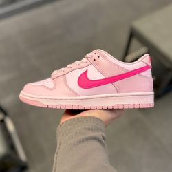 Nike Dunk Low “Triple Pink” (GS) Sizes 4Y - 7Y IN HAND BRAND NEW