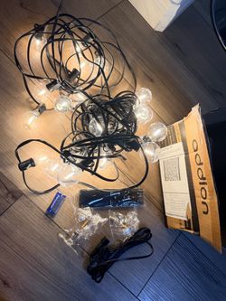 Outdoor String Lights 50FT with remote