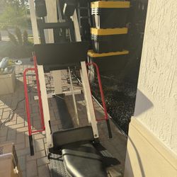 Tuff Stuff Leg Press Hack Squat Vertical Leg Press On 90% Degree Angle 