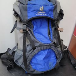 Deuter Futura 26 AC Backpack Blue Hiking Camping Trail Bag Good /Washable