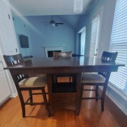 Counter Height Square Dining Table 