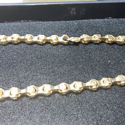 14k GOLD Italian Chain Necklace Yellow 26’’