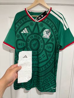 Mexico jersey home soccer futbol green Size XL new with receipt adidas authentic playera national team