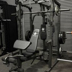 SMITH MACHINES / MULTI-FUNCTIONAL SMITH MACHINE SM-2001 WITH FID BENCH