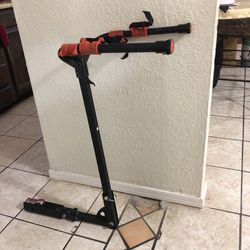 Receiver for bike trailer