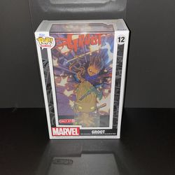 Funko Pop Groot Comic Book Cover