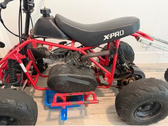X-Pro 4 wheeler Red and Black 110c