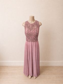 🌸 Elegante vestido largo rosa 🌸