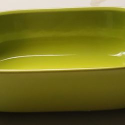 Vintage Corningware/Stoneware Baking Dish With Lid