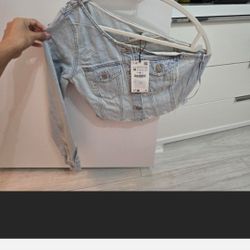 Zara Jeans Top