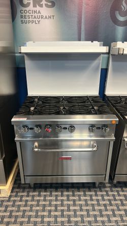 6 Burner Range with Oven - Gropcore