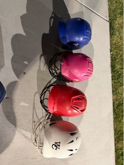 Softball helmets