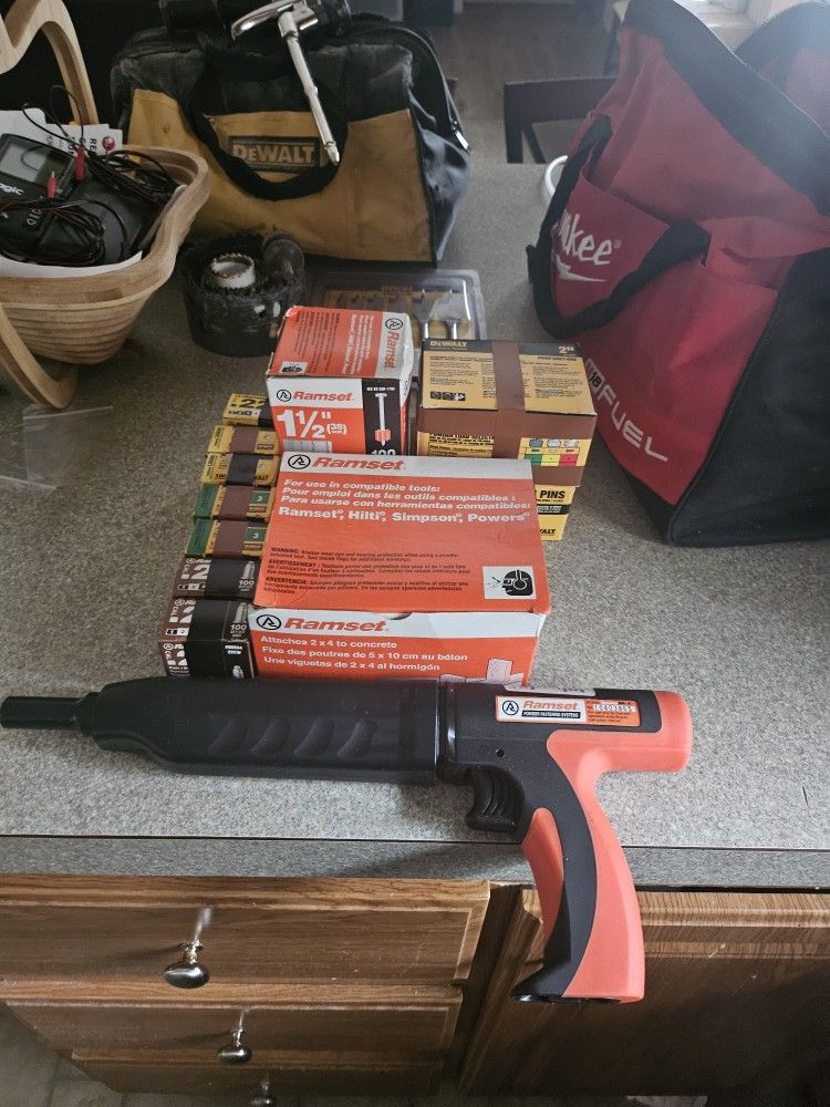 Remset & Dewalt Concrete & Steel Nailers