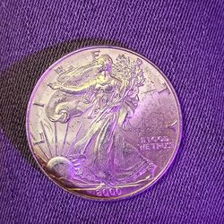 2000 No Mint Mark Silver Eagle 