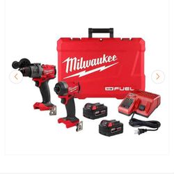 M18 Fuel Milwaukee Hammer Drill And Impact Drill