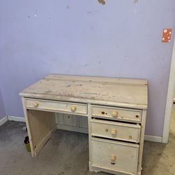 Wooden desk