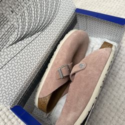 Birkenstock Boston Clog Pink Clay Size 38