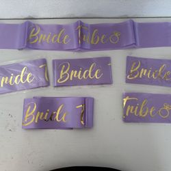 Bridesmaids/GroomsMen Sashes 