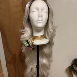 Wig/ WHITE OMBRÉ 