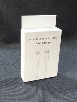Type-C to Type C Cable (Fast Charge)