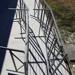 Foldable Queen Metal Platform Bed Frame. 