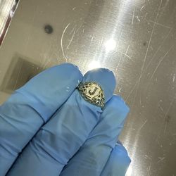 10 Kt Yellow Gold Initial “ J “ Ring Scrap Or Wear