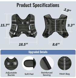 ZEERUN Vest for Walking, Running & Strength Training