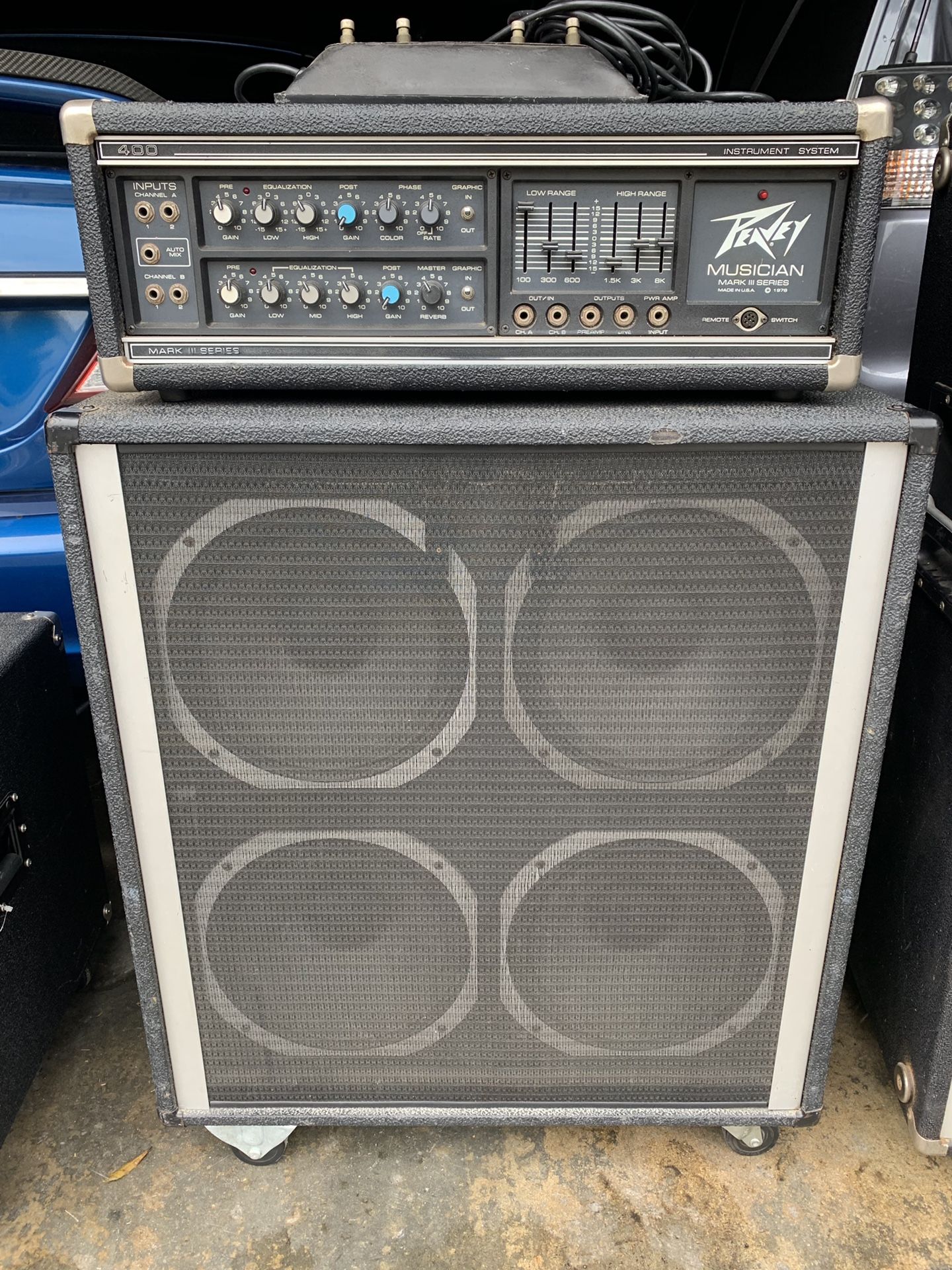 Peavey Musician 400 Mark III Amp and 4x12 Cab for Sale in Los Angeles