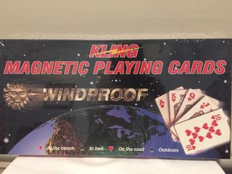 Magnetic Playing Cards - NIB