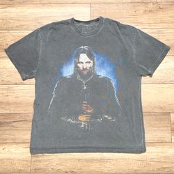 Lord Of The Rings x American Thrift Oversized Vintage Washed T Shirt Adult M