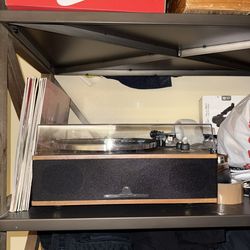 Angels Horn Record Player With Records