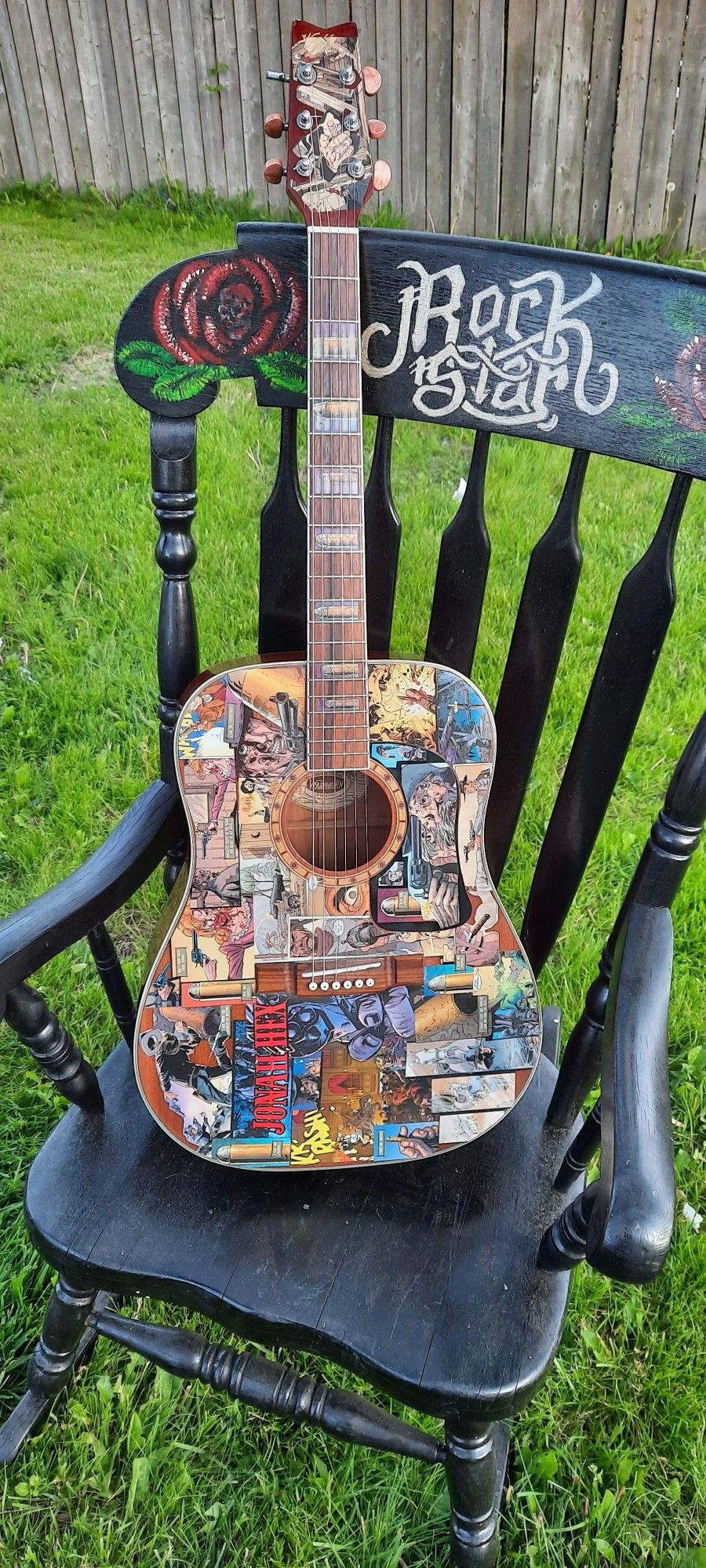 Jonah Hex DC, Custom Washburn Dreadnought 