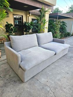 Restoration Hardware Cloud Track Arm Sofa 7ft